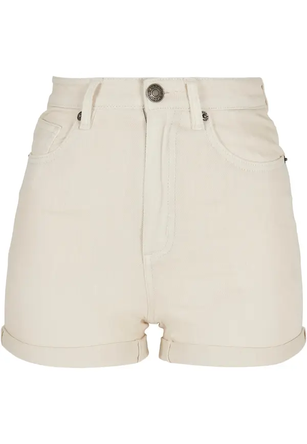 Urban Classics Women's 5 pocket whitesand shorts