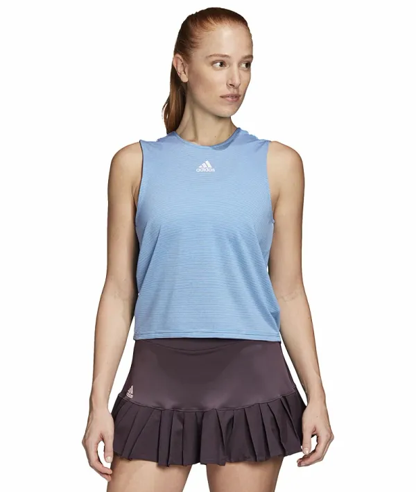 Adidas Women's adidas Camo Tank Tank Primeblue Light Blue S