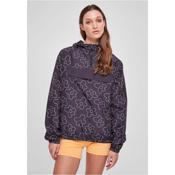 Urban Classics Women's AOP Pullover blackflower jacket