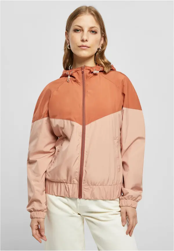 Urban Classics Women's Arrow Terracotta/Amber Windbreaker