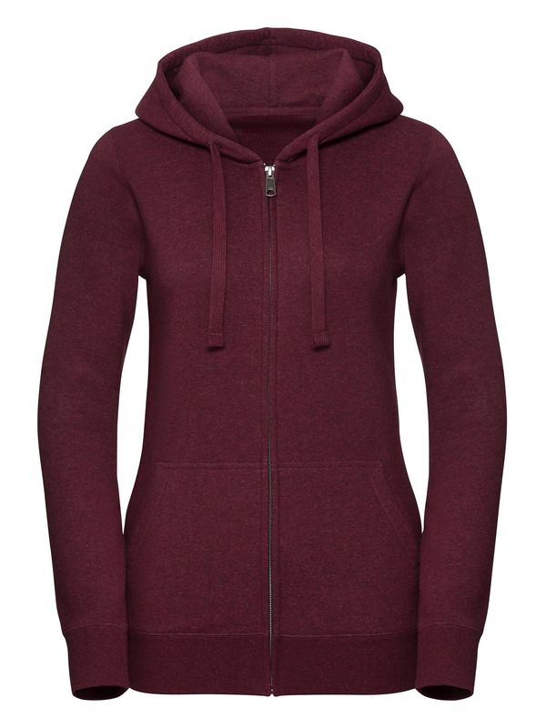 RUSSELL Women's Authentic Melange Zipped Hooded Sweat Russell