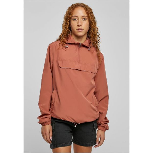 Urban Classics Women's Basic Tug Jacket Terracotta