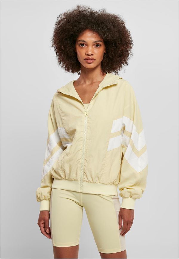 Urban Classics Women's Batwing Sweatshirt Soft Yellow/White
