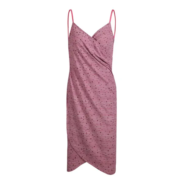 ALPINE PRO Women's beach dress ALPINE PRO YARA bordeaux variant pb