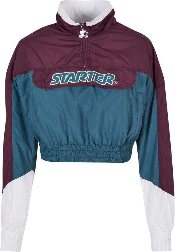 Starter Black Label Women's Beginner Jacket with Color Block Dark Purple/Teal