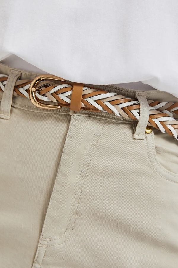 Moodo Women's belt MOODO - light beige