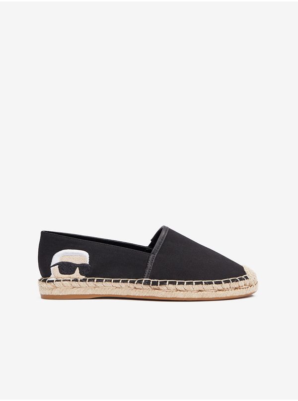 Karl Lagerfeld Women's black espadrilles KARL LAGERFELD Kamini Embro - Women