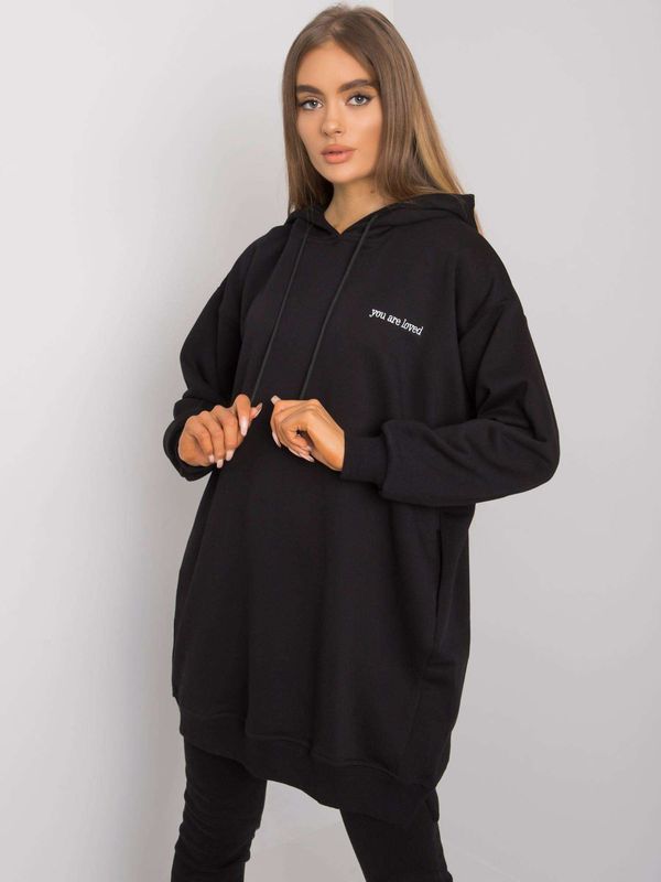 Fashionhunters Women's Black Hoodie