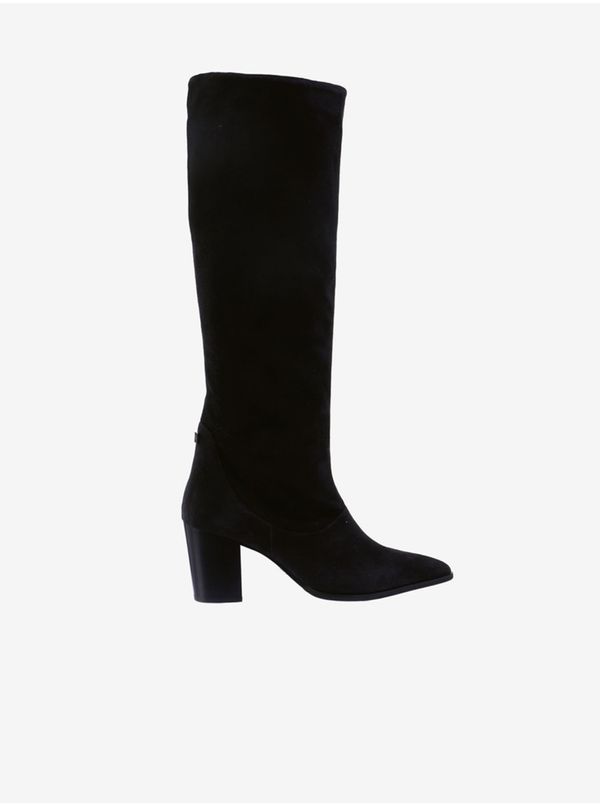 Högl Women's black suede heeled boots Högl Dress Up - Women