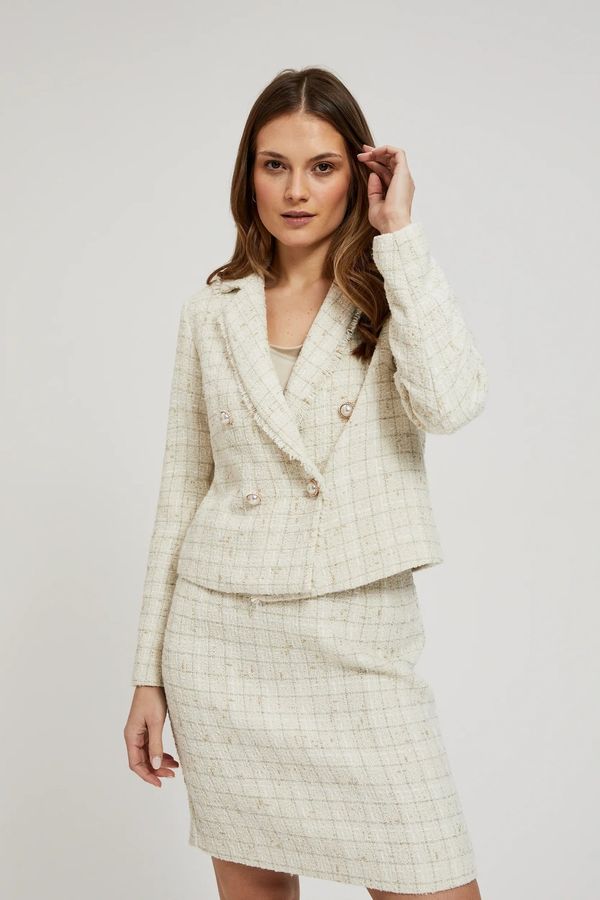 Moodo Women's blazer MOODO - ecru white