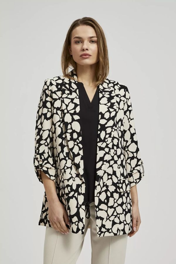 Moodo Women's blazer with pattern