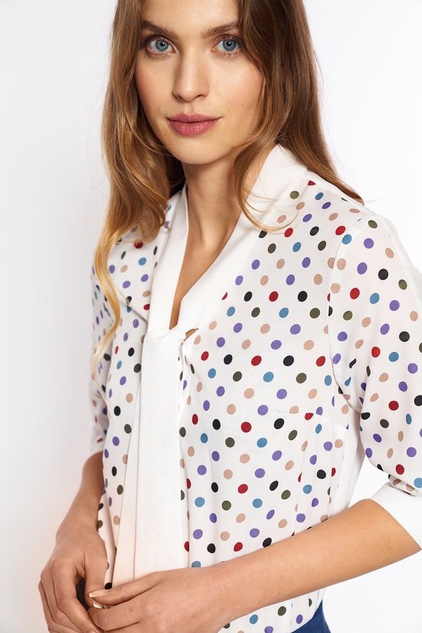 Nife Women's blouse Nife Polka Dot