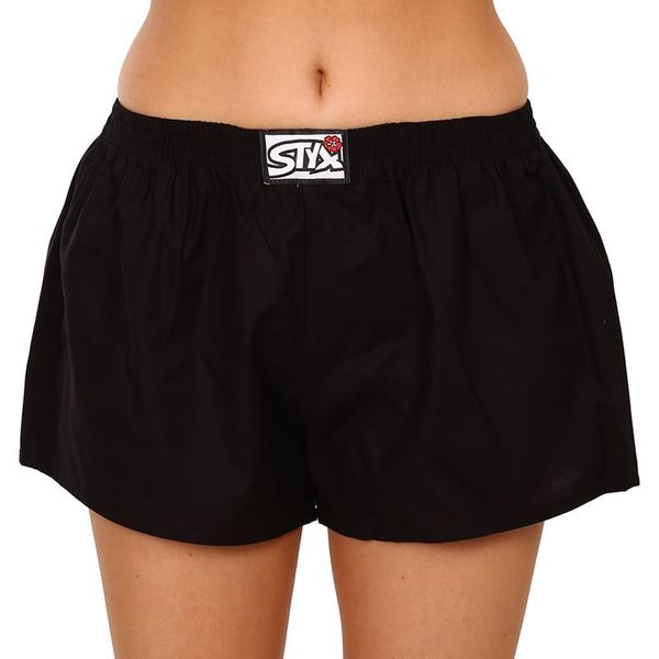 STYX Women's boxer shorts Styx classic elastic black (K960)