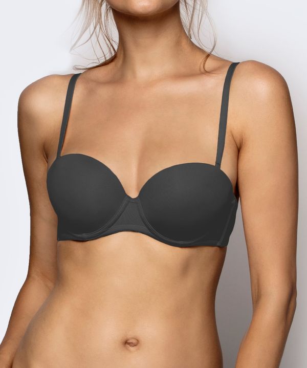 Atlantic Women's bra Balconette ATLANTIC - dark gray