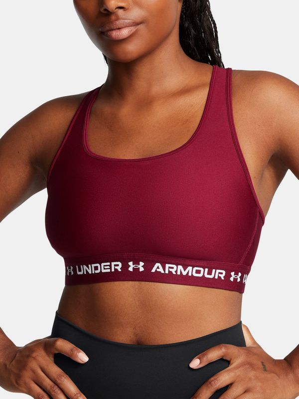 Under Armour Women's bra Under Armour Crossback Mid Bra-RED - Women's