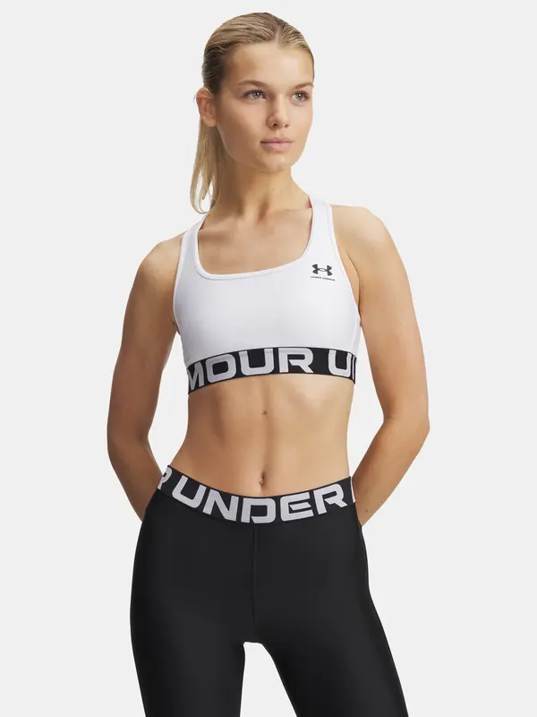 Under Armour Women's bra Under Armour UA HG Mid Branded-WHT - Women's