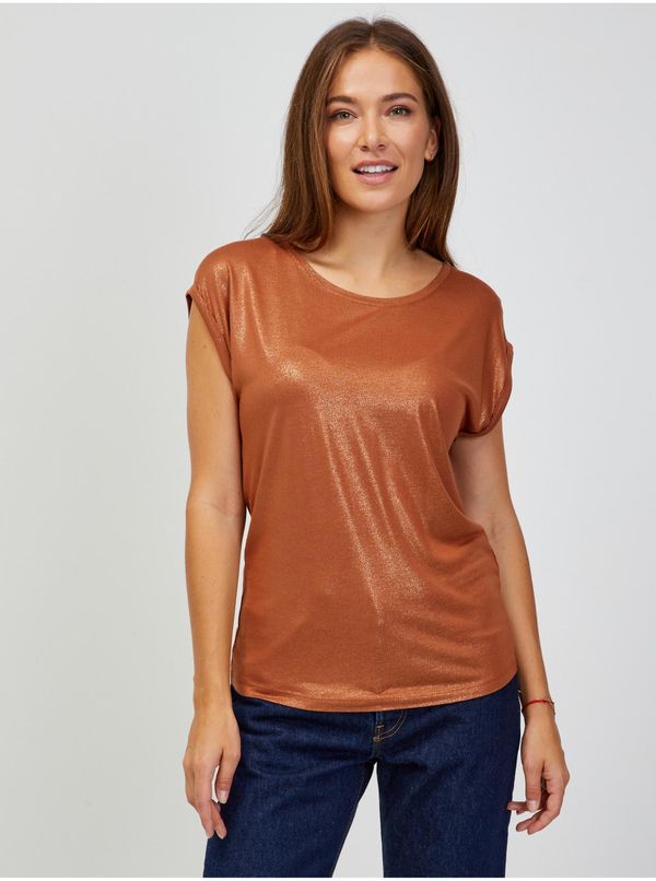 Orsay Women's brown T-shirt ORSAY