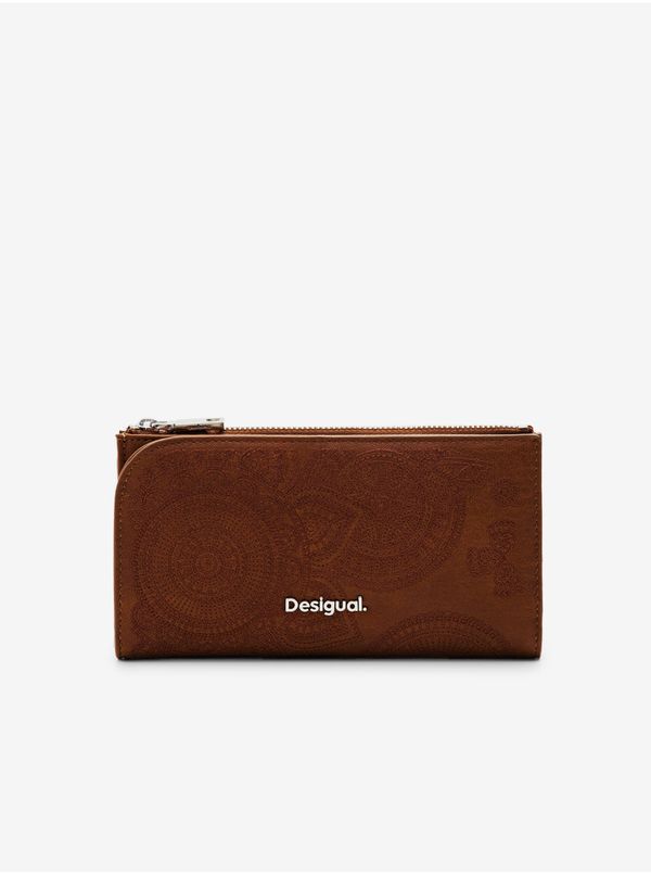 DESIGUAL Women's Brown Wallet Desigual Dejavu Ines - Women