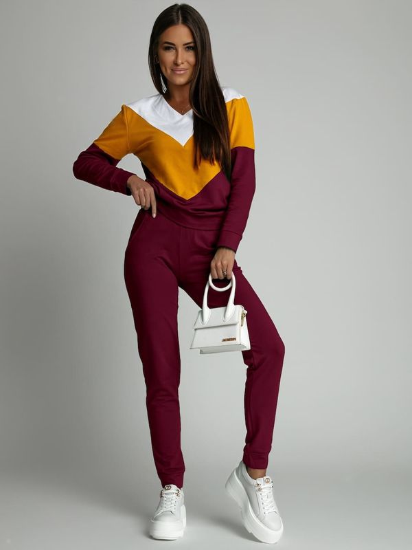 FASARDI Women's burgundy tracksuit