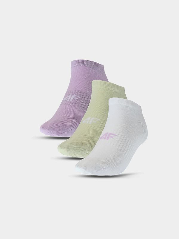 4F Women's Casual 4F Ankle Socks (3pack) - Multicolor