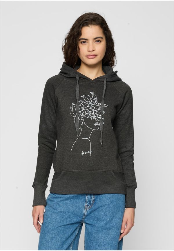 Mister Tee Women's charcoal One Line Fruit Hoody