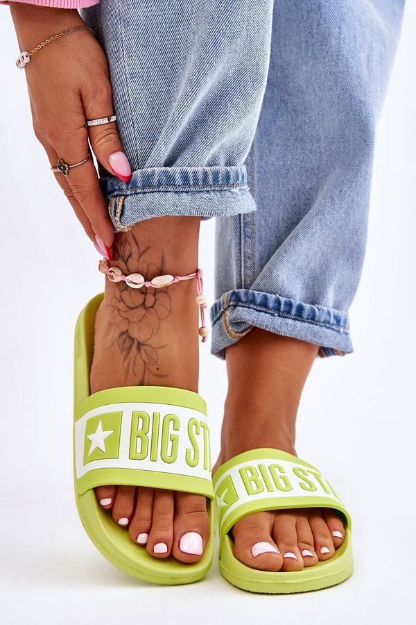 BIG STAR SHOES Women's Classic Slippers Big Star LL274742 Lime