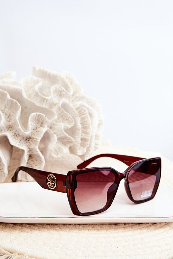 Kesi Women's Classic Sunglasses with Decorative Detailing UV400 Brown