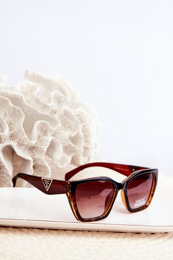 Kesi Women's Classic Sunglasses with Gold Detailing UV400 Brown
