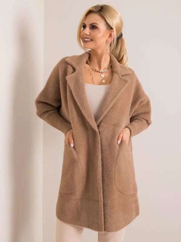 Factory Price Women's coat Fashionhunters Beige
