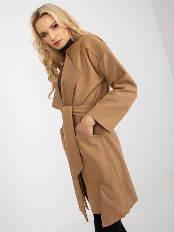 Och Bella Women's coat Fashionhunters Beige