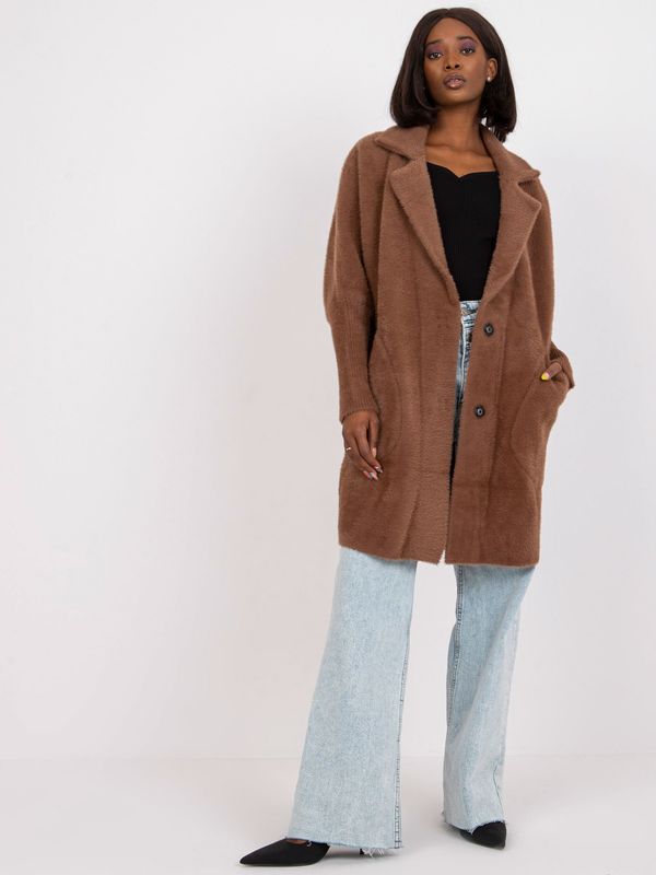 Fashionhunters Women's coat Fashionhunters Fluffy