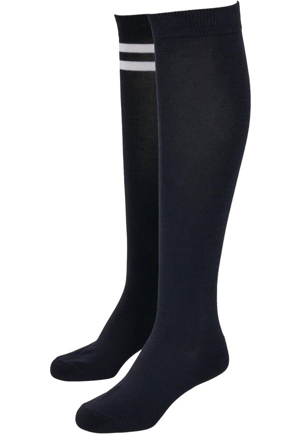Urban Classics Women's College Socks 2-Pack Navy