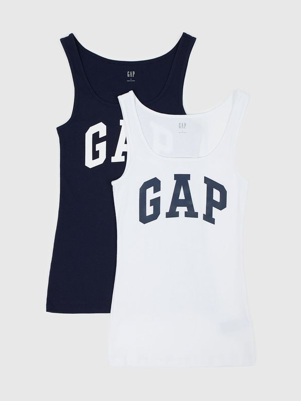 GAP Women's Colorful Tank Top GAP Logo Tank, 2pcs