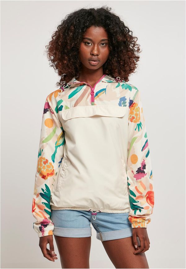 Urban Classics Women's combination jacket white, sand and fruit
