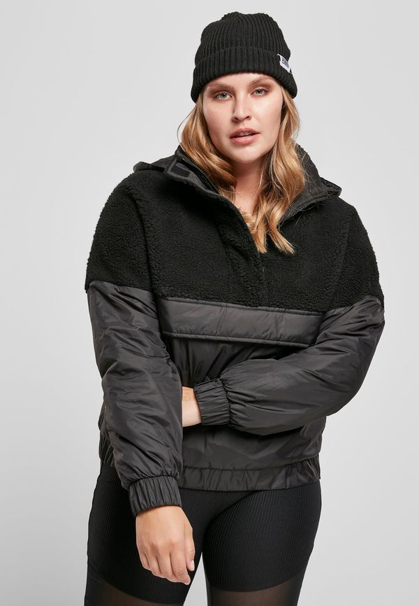 Urban Classics Women's compression jacket Sherpa Mix black/black