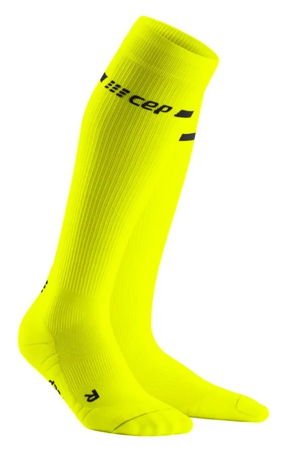 Cep Women's compression knee-high socks CEP Neon yellow, II