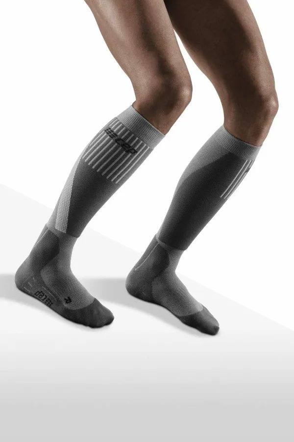 Cep Women's compression knee-high socks CEP SKI TOURING Grey