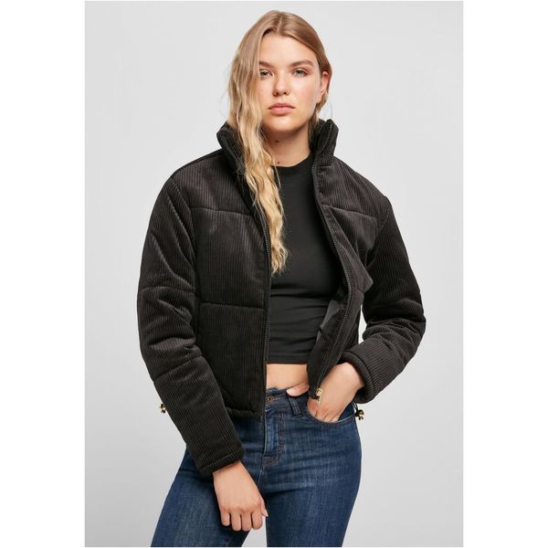 Urban Classics Women's corduroy jacket black