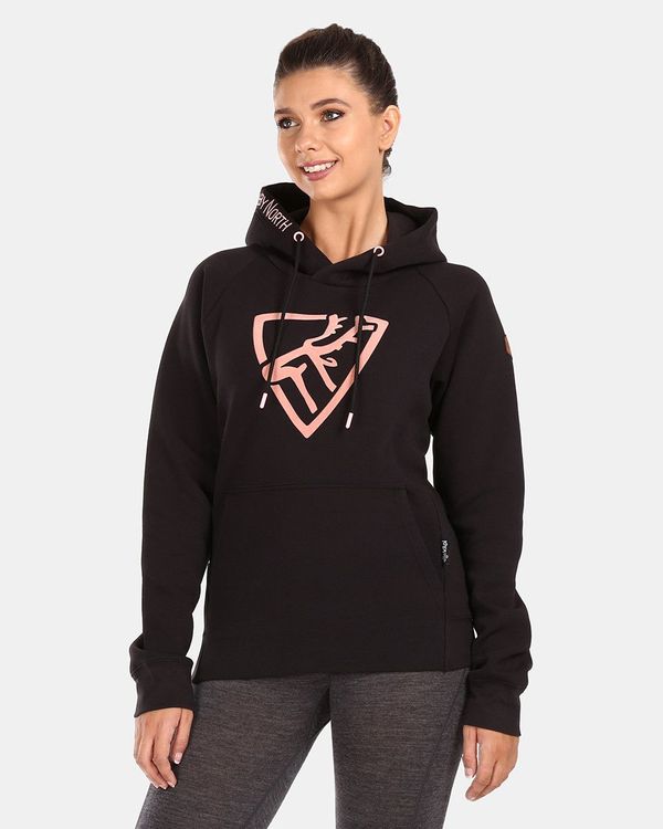 Kilpi Women's cotton sweatshirt Kilpi FJELA-W Black