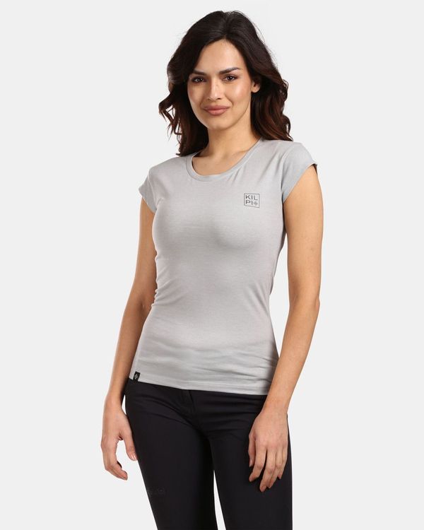 Kilpi Women's cotton T-shirt Kilpi LOS-W Light grey