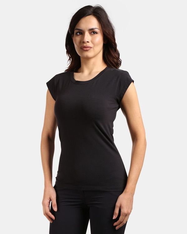 Kilpi Women's cotton T-shirt Kilpi PROMO-W Black