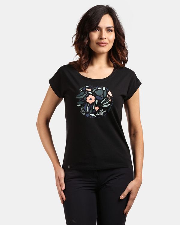 Kilpi Women's cotton T-shirt Kilpi ROANE-W Black