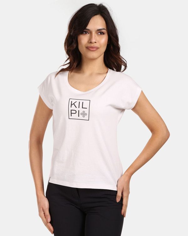Kilpi Women's cotton T-shirt Kilpi ROANE-W White