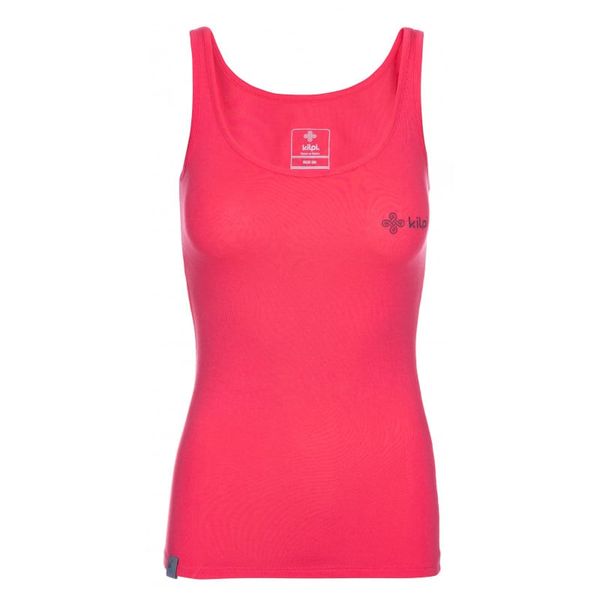 Kilpi Women's cotton tank top Kilpi CARCASONE-W Pink