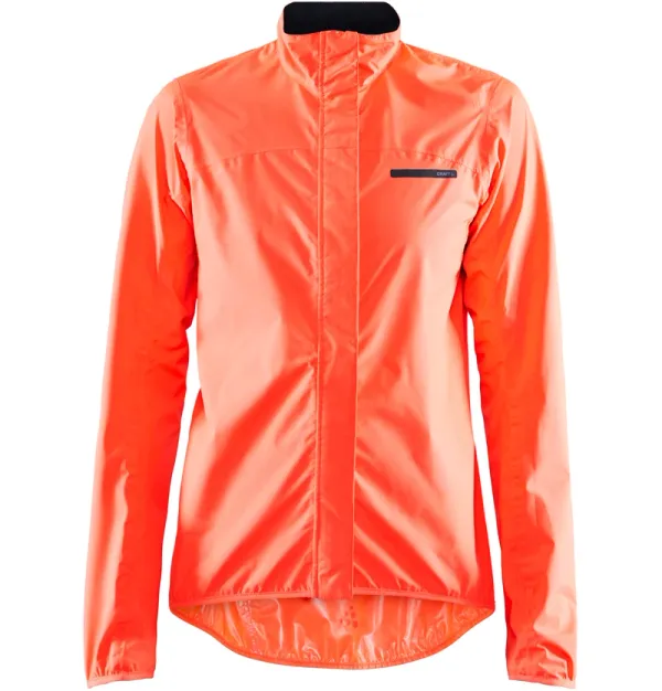 Craft Women's Craft Empire Rain Cycling Jacket - Orange, XS