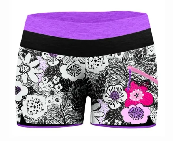 Crazy Idea Women's Crazy Idea Instinct Doodles Shorts