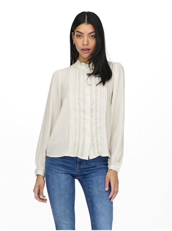 JDY Women's cream shirt JDY Ellis - Women