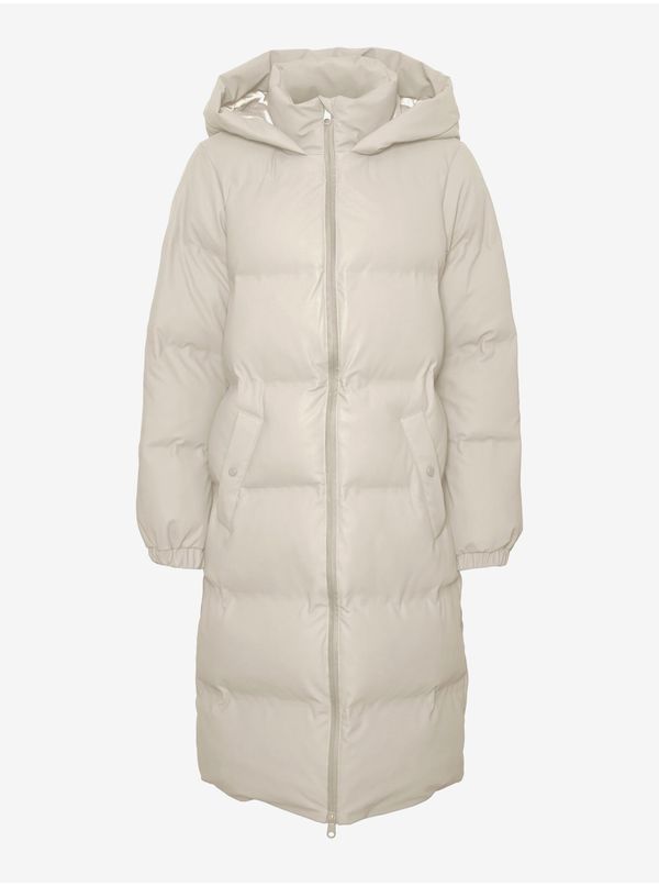 Vero Moda Women's cream winter quilted coat VERO MODA Noe - Women