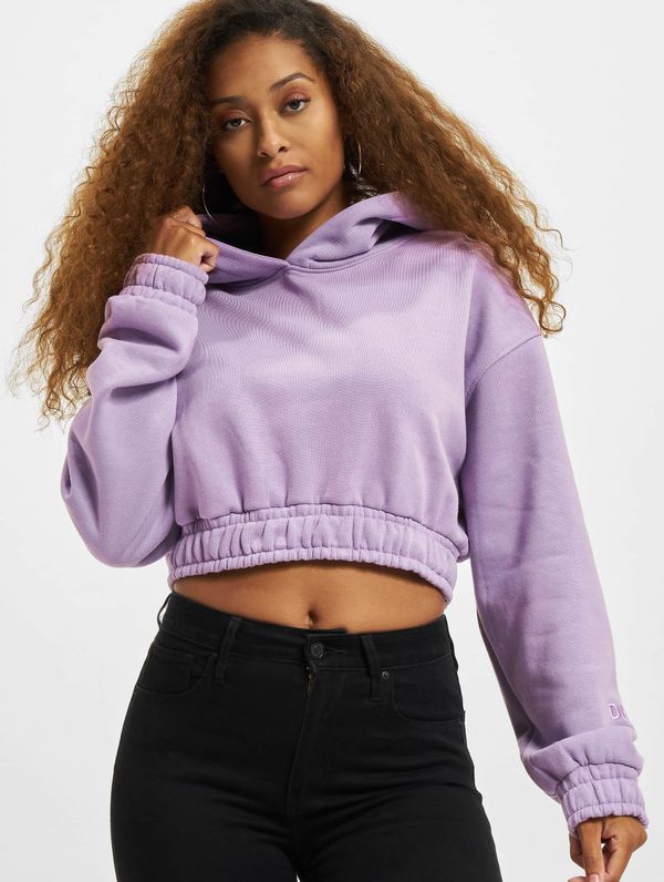 DEF Women's Crop Hoody - Purple