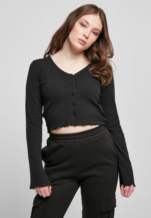 Urban Classics Women's cropped sweater - black